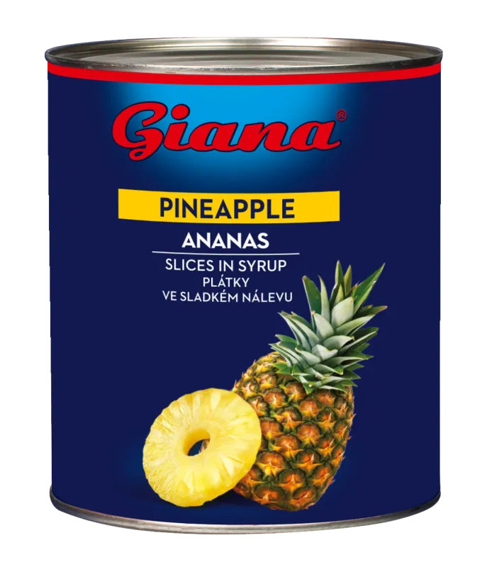 Pineapple slices 3050/1790g, Giana