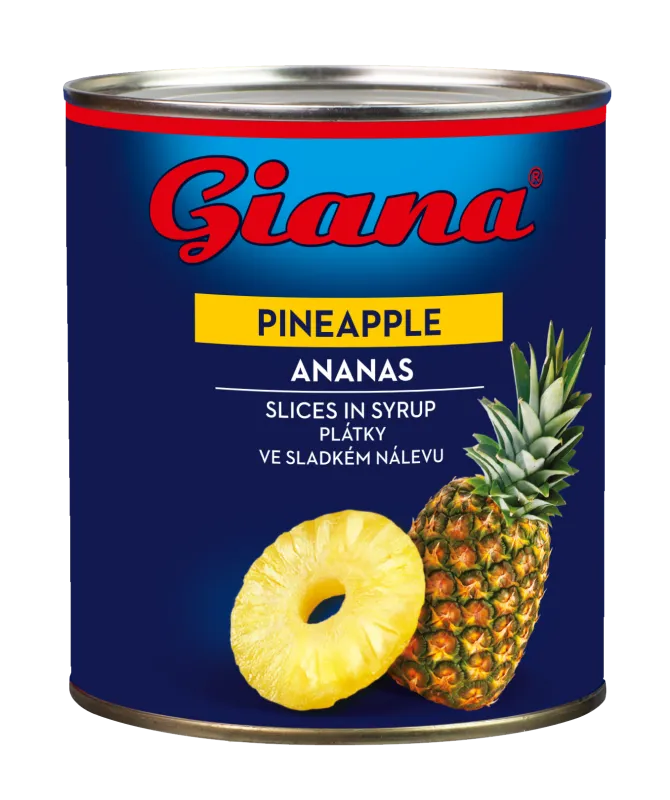 Pineapple slices 850g, Giana