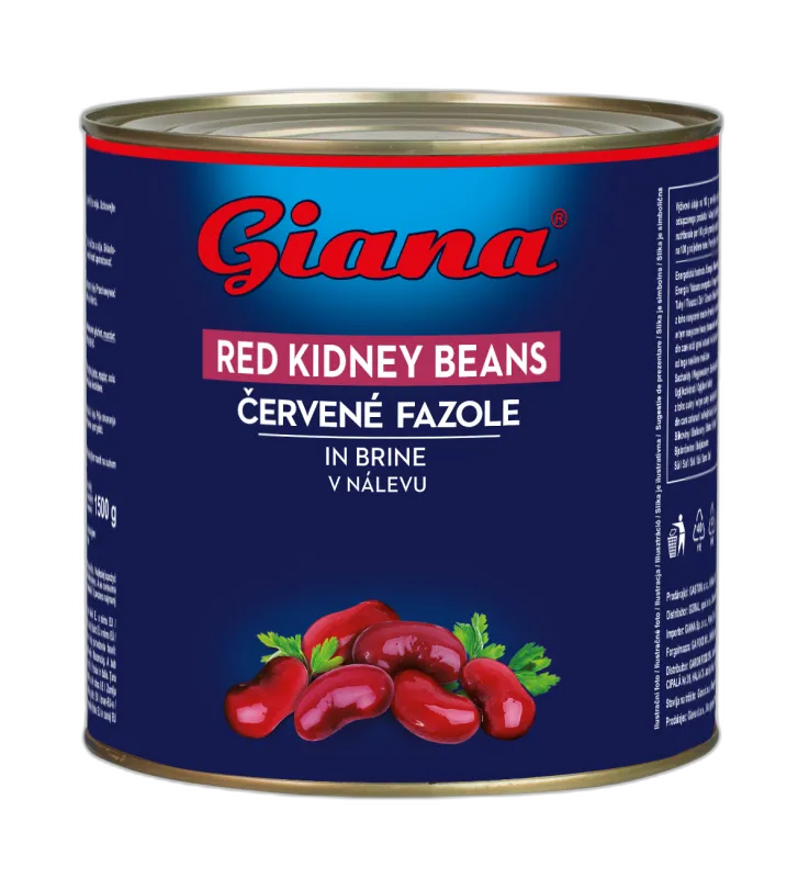 Red beans in salted brine 2500/1500g, Giana