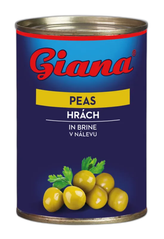 Peas 400/240g, Giana