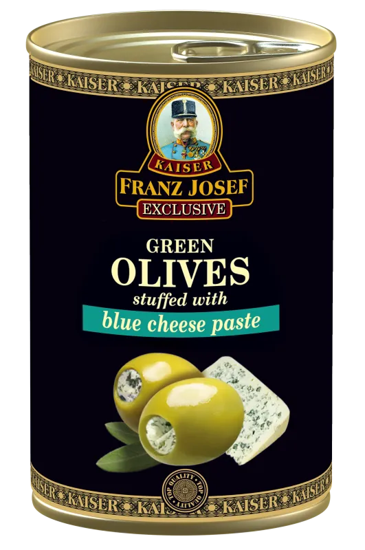 Green olives stuffed with blue cheese paste 300/130g, FJK