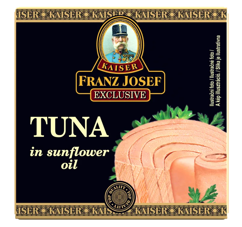 Tuna solid in sunflower oil 80/52g, FJK