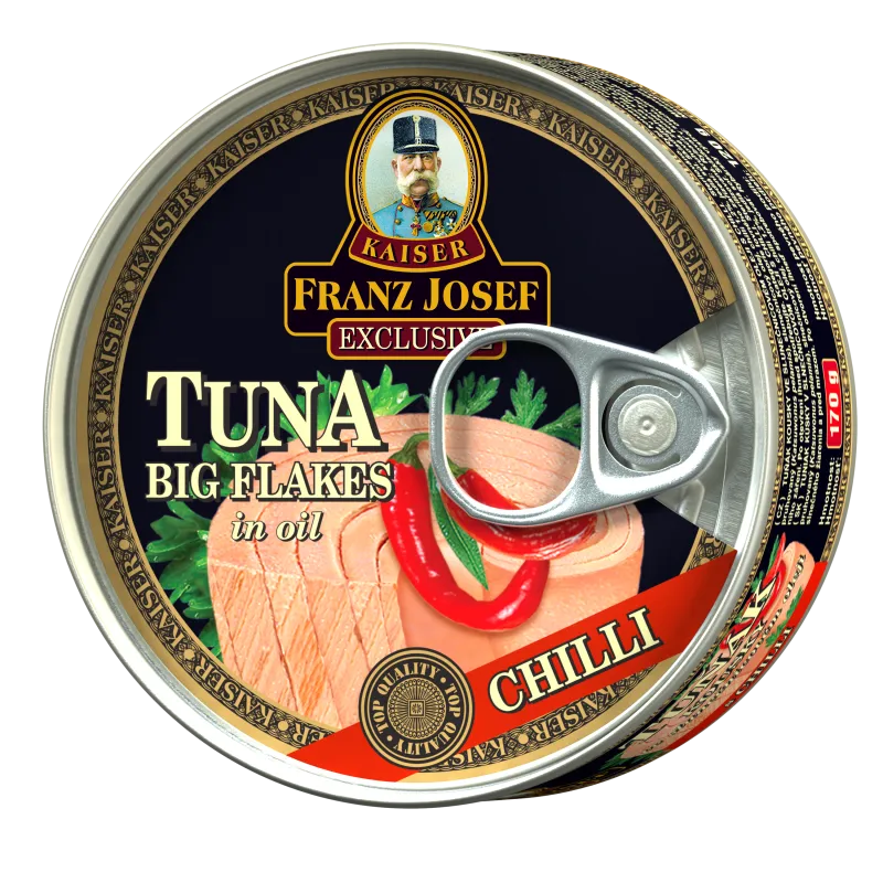 Tuna chunks in oil with chilli 170/120g, FJK