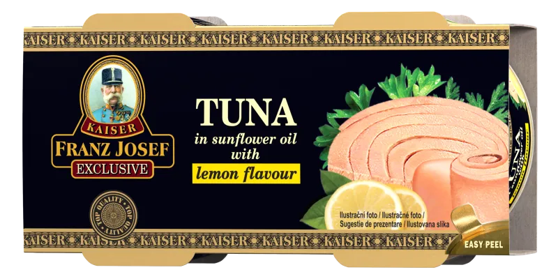 Tuna komadi u ulju s limunom duopack 2x80/52g, FJK
