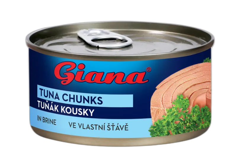 Tuna komadi u vlastitom soku 170/120g, Giana
